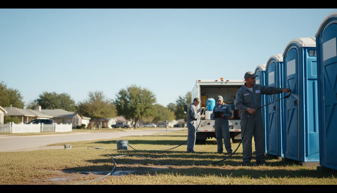 Long-Term Portable Toilet Rental in Wainwright, OK near me